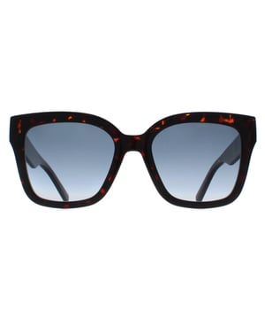 Marc Jacobs Square Womens Shiny Dark Havana Blue Gradient MARC 658/S  Sunglasses feature a sleek and contemporary design with a nod to timeless style. Crafted with meticulous attention to detail, the frame showcases a blend of modern lines and classic elements, complemented by high-quality materials that promise both durability and comfort. The lenses not only offer optimal protection against harmful UV rays but also contribute to the sunglasses' undeniable allure. Finished with the iconic Marc Jacobs branding, these sunglasses effortlessly merge fashion forward aesthetics with everyday functionality, becoming an essential accessory for those who appreciate tasteful design and impeccable quality.