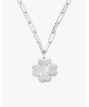 Chain Link Statement Pendant, Pendant Drop Dimensions: 0.776, Length 17"+3",  Length: 43.00 Cm