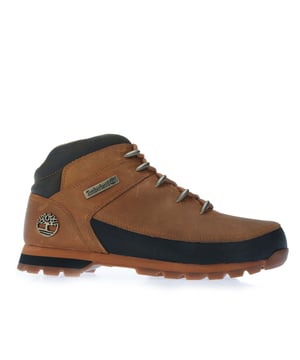 Mens Timberland Euro Sprint Hiker Boots in wheat.- Leather upper.- Lace-up style.- Comfortable padded collar.- OrthoLite® footbed.- Eco friendly ReBOTL™ lining.- Rubber outsole.- Ref: A61R52311