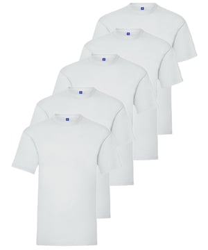 Introducing the Kruze By Enzo Mens Cotton Crew Neck Regular Fit T-Shirt. Crafted with the finest quality cotton for superior comfort and breathability, this shirt boasts a classic crew neck design, offering a versatile look that effortlessly transitions from casual outings to laid-back weekends. The Regular Fit silhouette ensures flattering wear for all body types, making it perfect for any occasion. Pack of 5