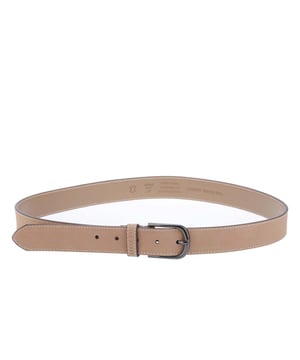 Ted Baker Grisham Leather Belt in brown.- D ring buckle.- Rounded edge.- 100% Bovine Leather.- Ref: 268632BROWN.