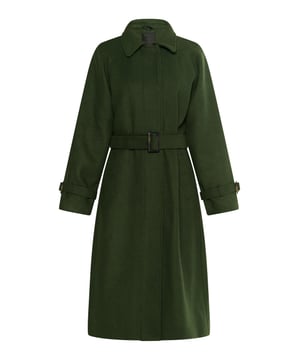 De trenchcoat-stijl jas van DreiMaster Klassik van een zachte materiaalmix met wolgehalte is een essentieel onderdeel van je garderobe. De elegante snit, de verborgen drukknoopsluiting en de raglanmouwen geven het geheel een licht sportieve twist. Het wordt aangevuld met klassieke elementen zoals de riem van hetzelfde materiaal met een gesp in hoornlook, manchetriemen en een split aan de achterkant.  Overgangsjas van wolmix