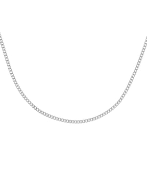 9K (375) White Gold: 2.6gr; # Dimension: 46cm x 0.13cm