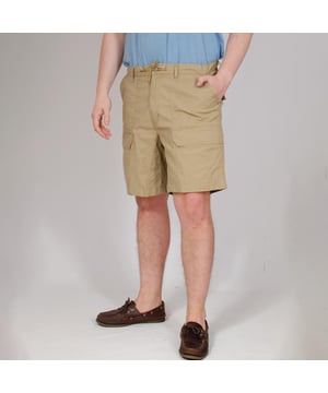 Enjoy timeless comfort and style with Nautica Men's Cotton Cargo Shorts, crafted from high-quality cotton for a breathable and durable wear. Designed with a tie waist and elasticated waistband, these shorts offer a customizable fit and ease of movement for all-day comfort. Choose between tan or navy to suit your personal style, and pair these versatile shorts with your favorite casual tops for a laid-back summer look. Fit: Regular, Sizing: As expected
