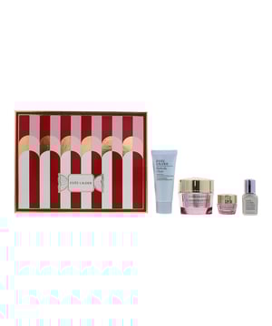 The Estée Lauder Firm + Glow Skincare Delights gift set is a 4 piece gift set, combining 4 of the best skin care products from Estée Lauder. The set contains the Advanced Night Repair Synchronized Multi-Recovery Complex, which is an anti-0ageing serum formulated to replenish and smooth the skin; Revitalizing Supreme+Global Anti-Aging Cell Power Crème, which has been designed to hydrate, smooth and illuminate dry skin; Revitalizing Supreme+ Global Anti-Aging Cell Power Eye Balm, which smooths and plumps the delicate skin around the eye; and Perfectly CleanMulti-Action Foam Cleanser/Purifying Mask, which helps to lift off make up and remove impurities.