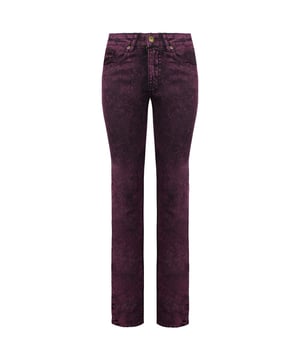 These jeans seamlessly blend edgy style with unparalleled comfort, creating a go-to pair that effortlessly elevates any outfit.

The standout feature of these jeans is their acid wash finish, which adds a unique and distinctive touch to your look. The burgundy hue, combined with the acid wash treatment, creates a captivating blend of deep tones and textured patterns, ensuring you stand out from the crowd with a rebellious yet chic aesthetic.

Crafted with comfort in mind, these jeans are designed with a stretch fabric that allows for unrestricted movement. The comfort stretch feature ensures a snug and flattering fit, hugging your curves in all the right places while providing the flexibility you need for all-day wear. Say goodbye to sacrificing comfort for style and embrace the best of both worlds with these skinny fit jeans.

The skinny fit silhouette of these jeans is tailored to flatter and enhance your figure. The slim cut elongates the legs, creating a sleek and streamlined appearance. Whether you're pairing them with heels for a night out or opting for a casual look with sneakers, these jeans offer versatile styling options for various occasions.

Constructed with meticulous attention to detail, these jeans boast durability and longevity. The quality craftsmanship is evident in the stitching and finishing, ensuring they withstand the test of time. The attention-grabbing acid wash effect remains intact even after numerous wears and washes, allowing you to enjoy these jeans for seasons to come.

With their classic five-pocket design, these jeans offer practicality without compromising style. The front and back pockets provide ample storage for your essentials, making them functional as well as fashionable. From keys and cards to small accessories, you can keep your belongings secure and easily accessible while on the go.