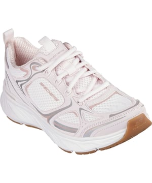 Geniet van prestaties met goede demping terwijl je op je voetafdruk let met Skechers Relaxed Fit: Edgeride Silver Eclipse. Deze veganistische atletische stijl is ontworpen met gerecyclede materialen en heeft een Skechers Air-Cooled Memory Foam binnenzool.