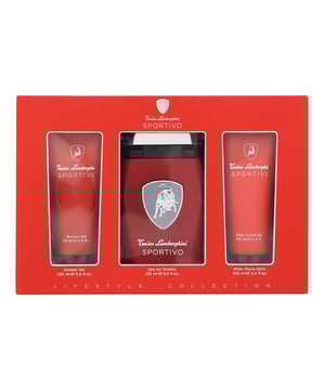Sportivo is a woody spicy fragrance for men, which was launched in 2012 by Tonino Lamborghini. The fragrance contains top notes of Bitter Orange, Pimento and Cardamom; with heart notes of Lavender, Black Tea and Sage; and base notes of Labdanum, Vetiver and Cedar. The fragrance is dominated early on by a burst of citrus, but as it develops the Vetiver, Lavender and Sage begin to emerge. The scent is fresh and clean, and best suited to the warmer weather of Spring and Summer.