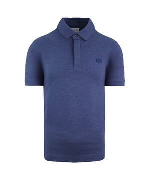 Lacoste Paris Polo Regular Fit Short Sleeve Mens Blue Polo Shirt PH5522 RUQ