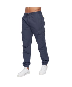 100% Baumwolle. Hosenschlitz mit Reißverschluss. Taille: mit Kordelzug, Elastisch. Taschenart: Zwei Taschen am Oberschenkel, 2 Taschen hinten, Klappenverschluss. Ösen. Design: Unifarben. Bündchen: Knebel.