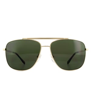 Lacoste Sunglasses L188S 035 Light Gunmetal Grey feature a textured prominent top brow bar and matching temples with the Lacoste lettered logo for a classic modern look.