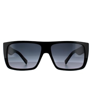 Marc Jacobs zonnebrillen Marc Icon 096/s 08a 9o Black Gray Dark Gray Gradient zijn een moderne rechthoekige stijl gemaakt van lichtgewicht acetaat. Het embleem van Marc Jacobs is gegraveerd op de slanke tempels voor merkauthenticiteit.