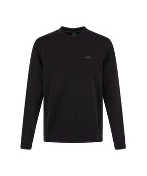 Sudadera de cuello redondo Hugo Boss 100% auténtica  
Nueva con etiquetas  
Modelo: 50474192 001  
Color: Negro  
Diseño de cuello redondo  
Detalles de logo  
Hecho en Alemania  
Material: 100% algodón