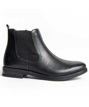 Garantía Purapiel, 10 años de garantía. Bota para hombre. Fabricado en cuero 100% natural libre de Cromo VI. Materiales de máxima calidad. Suela de goma antideslizante. Membrana Waterproof. Plantilla acolchada. Fabricado por otras marca para nuestra marca. Medidas aproximadas: 13 cm alto de caña y 11 cm ancho de caña.