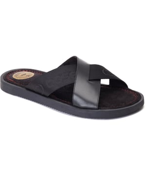 If it's time to upgrade your summer footlocker then look no further than Webb by Base London. More stylish than your average slider, Webb features a soft suede footbed, grippy sole and contrasting leather and nylon straps for a smart casual look.