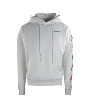 Blijf warm en stijlvol met deze Off-White Hoodie. Deze hoodie heeft een eigentijds ontwerp en het iconische logo en zal zeker een gespreksstarter zijn. Pronk met je unieke stijl! Diag Design, Verstelbare capuchon met trekkoord, Grote kangoeroezak aan de voorkant, Slim fit, 100% katoen, Gemaakt in Portugal, Streetwear, Witte hoodie, Trui met capuchon