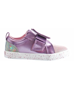 Kickers Tovni Faerie Hook & Loop Rosa Sintético Niños Plimsolls 1 15777
