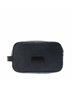 Valentino Patrik Soft Cosmetic Case in marineblauw.- Centrale ritssluiting.- Ritszak.- Interne zakken.- All-over branding.- Ref: VBE7CG664028