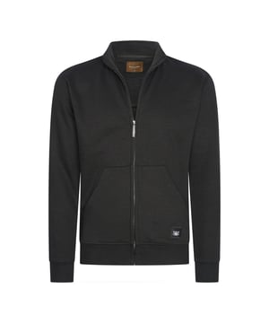Cappuccino Italia Fleece Zip Jack voor heren. De Fleece Zip Jack is gemaakt van katoen en polyester, en heeft een normale pasvorm.  Merk: Cappuccino ItaliaModelnaam: Fleece Zip JackCategorie: heren vestMaterialen: katoen, polyesterKleur: zwart