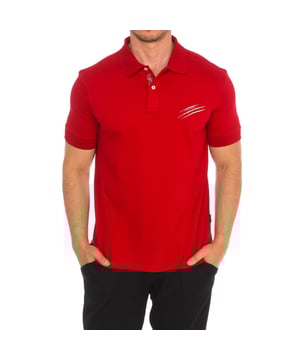 Polo Plein Sport met korte mouwen.
 Kraag met kapel.
 Halfhoge knoopsluiting.
 Korte mouwen met geribde afwerking.
 Klauwopdruk op de voorkant.
 Merkbadge op de achterkant.
 Naden in toon zichtbaar.
 Samenstelling: 95% Katoen, 5% Elastaan
 Onderhoud:
Wassen op maximale temperatuur 30º.
 Strijken op lage temperatuur.
 Geen droger gebruiken.
 Geen bleekmiddel gebruiken.
 Niet chemisch reinigen.