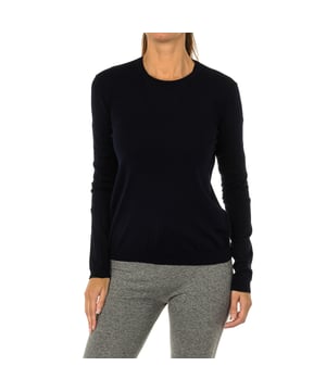 Langärmeliger Pullover.
 Runder Halsausschnitt.
 Klassisches Design.
 Nähte in Ton gehalten.
 Zusammensetzung: 100% Wolle
 Pflege:
Waschen bei max. 30º Temperatur.
 Kein Bleichmittel verwenden.
 Keinen Trockner verwenden.
 Nicht bügeln.
 Nicht chemisch reinigen.