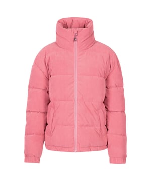 Material: 100% Polyester. Stoff: Gewebt. Design: Gesteppt. Innere Sturmklappe, abgesteppte Blenden, wasserabweisend, windabweisend. Manschette: Elastisch. Ärmel-Typ: Langärmelig. Ausschnitt: Stehkragen. Taschen: 2 Seitentaschen, Reißverschluss. Verschluss: Durchgehender Reißverschluss. Saum: Kordelzug.