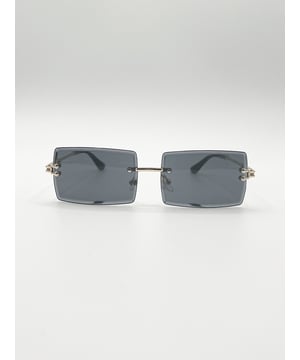 Frameless Square Sunglasses in Black
Frame Colour: Gold
Lens Colour: Black
Material: Metal Frame PC Lens
One Size
UV 400 PROTECTION IN ACCORDANCE WITH 89/686/EEC BS EN ISO 123-1:2013
FDA Approved
SKU: SG2406902
