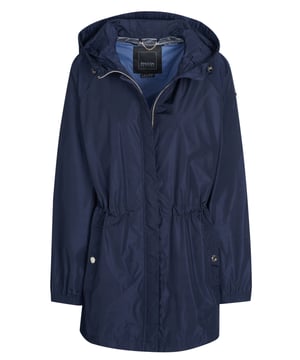 100% poliamida; abrigo Geox;  Modelo: W1222FT2840F4491;  Mano de obra de alta calidad;  capucha ;  Dos bolsillos delanteros;  cordón de la cintura;  Detalles del logotipo Geox