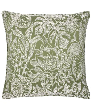 Inspired by the British countryside, these enchanting designs from Wylder Nature shine a fresh and contemporary light on scenes from our precious natural world. The Bali cushion features a botanical leaf design woven on opulent jacquard fabric and is available in a range of rich jewel tones. Complete with a reversible design and a complementing piped edge, this sophisticated design will certainly be a conversational piece with all who see it.