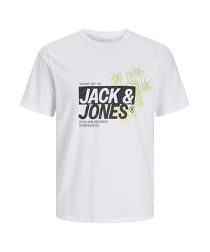 Dit T-shirt is de perfecte mix van eenvoudig ontwerp en opvallende details. De normale pasvorm en klassieke ronde hals met een subtiele geribbelde bies zorgen voor een tijdloze pasvorm die in elke situatie indruk zal maken. De opvallende print op de voorkant geeft het shirt een modern karakter en maakt een stijlvol statement. Dankzij de hoogwaardige materialen is het de hele dag comfortabel om te dragen. Een veelzijdige metgezel die comfort en stijl moeiteloos combineert!
