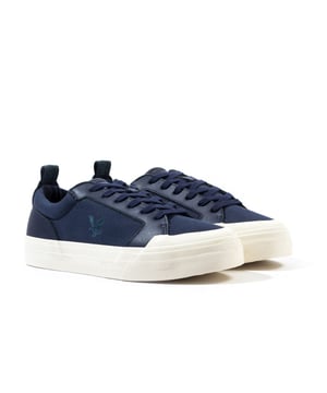 Lyle y Scott Dawson Dark Navy Lace Up Mens entrenadores FW1203 Z271