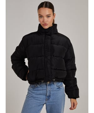 Look the part with this snug winter jacket.