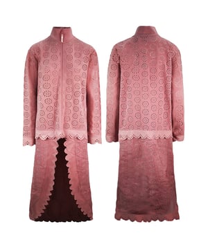 Puma x Rihanna Fenty Jacket With Cape Skirt  Long Sleeve Pink Womens 574267 02
