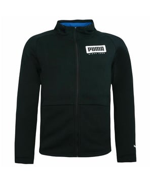 Puma Graphic Logo Long Sleeve Reißverschluss UP Black Herren Track Jacke 853567 01