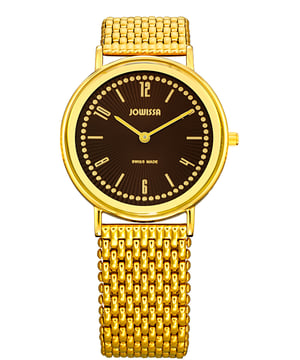 Reloj Jowissa de acero inoxidable dorado para mujer