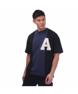 Ambush Varsity T- Shirt in black - white.- Ribbed crew neck.- Short sleeves.- Varsity-style A logo on the chest.- Three-panel design.- 100% Cotton.- Ref: BMAA0540011003