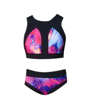 Maru Jango Pacer Black Multicoloured Womens Bikini Set Swimwear FS6579 RW133