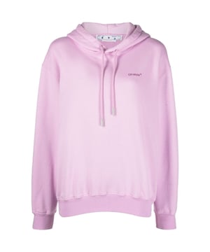 Bleiben Sie warm und stilvoll mit diesem Off-White Hoodie. Mit seinem modernen Design und dem ikonischen Logo wird dieser Kapuzenpullover mit Sicherheit für Gesprächsstoff sorgen. Zeigen Sie Ihren einzigartigen Stil!, Diag-Design auf der Rückseite, verstellbare Kapuze mit Kordelzug, große Kängurutasche vorne, normale Passform, 100 % Baumwolle, hergestellt in Italien, Streetwear, lila Kapuzenpullover, Kapuzenpullover