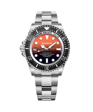 Bobroff BF0004i - Reloj para hombre automático acero inoxidable• material: acero inoxidable• cristal: saphir• pulsera: acero inoxidable• correa: plata negro• resistencia al agua: 1000 m (100 ATM)• tamaño de la caja: 44 mm
