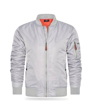 Navy Seal Jacket Grijs von Cappuccino Italia in der farbe Grau und in größe S.