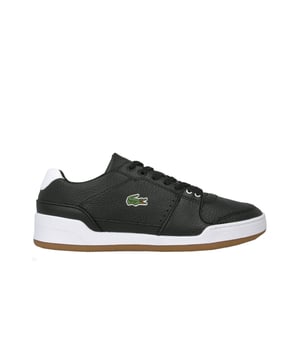Lacoste Challenge 15 120 1 Lace Black Smooth Leather Men Trainers 39SMA0003 312