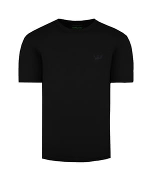Supra x Heidi Klum Cochs Camiseta de hombre de la tripulación de manga corta Camiseta de hombre negro 101901 008