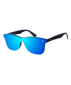 Gafas de sol Kypers con montura de Nylon.
Color Negro
Forma ovalada.
Lentes de color Verde
Patillas de Nylon y acabado en acetato, con el nombre de la marca grabado en aplicación metálico.
100% Protección UV. 
Cristales antirreflejo.
Incluye una funda de tela de protección.

Medidas  Alto lente: 45 mm
Ancho lente: 50 mm.
Puente: 20 mm.
Patillas: 150 mm.

Limpieza y manutención:
-Limpiar las gafas con agua y jabón (neutro).
- No utilice paños sucios o abrasivos, que puedan alterar las características de los filtros.
- Utilice solo accesorios y repuestos originales.