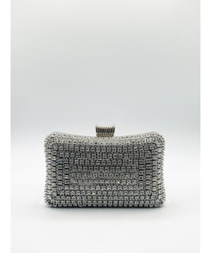 Step into party season with a show-stopping accessory: the Silver Diamante Clutch Bag by SVNX. This dazzling piece is sure to be your go-to for a touch of glamour. Wear it with the optional chain for a chic, hands-free look, or carry it as a classic clutch. Either way, this bag is designed to stand out. Colour: Silver. Material: Rhinestone PU. Size:20×14×6.5cm. Care: Wipe Clean only. SKU: HB323221