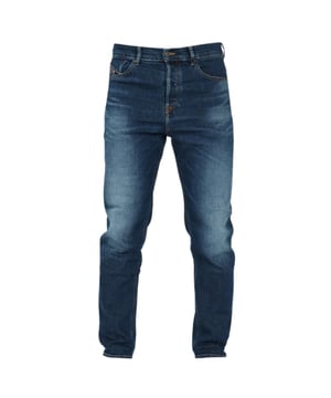 Jeans Diesel Cintura regular, pierna conica, bragueta de botones 88% Algodon 11% Poliester 1% Elastano Jeans Diesel Blue lavado a la piedra