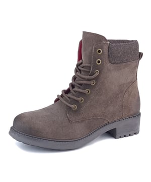 Frank James Warwick is a Real Suede Womans Leather Lace Up Ladies Boots with Block Heel. Availble in 5 colours. High quality suede.