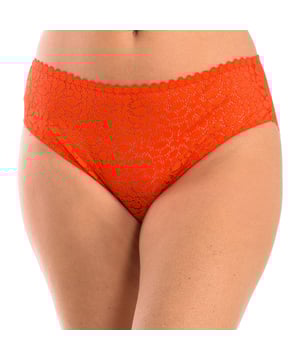 Panties DIM.
 Elastic and breathable fabric.
 Lace.
 Elastic waistband.
 Tonal interior lining.
 Seams seen in tone.
 Composition: 87% Polyamide, 13% Elastane
 Care:
Wash at max temperature 40º.
 Do not use bleach.
 Do not use dryer.
 Do not iron.
 Do not dry clean.