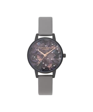 Olivia Burton OB16AD50 - Damenuhr Quarz aus Edelstahl• Material: Edelstahl• Glas: Mineral• Armband: Kunstleder• Farbe: Schwarz• Wasserbeständigkeit: 10 m (1 ATM)• Gehäusegröße: 30 mm