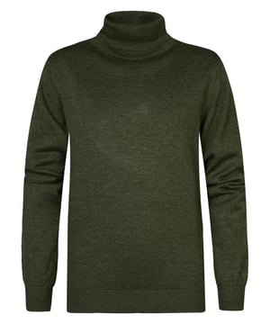 Feinstrick-Rollkragenpullover mit Rippstrickbündchen. Dieser Rollkragenpullover ist in verschiedenen Farben erhältlich. Du schwankst zwischen zwei Größen? Nimm die größere Größe! Rollkragenpullover aus FeinstrickRippstrick-BesatzNormale Passform50 % Baumwolle, 50 % Acryl