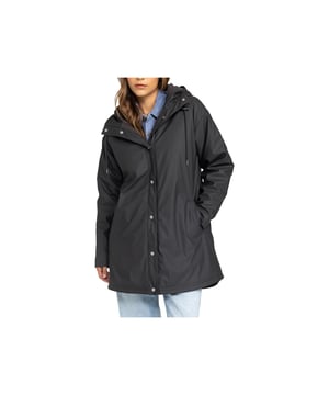 CHAQUETA MUJER RAIN ROAD POLAR NEGRO